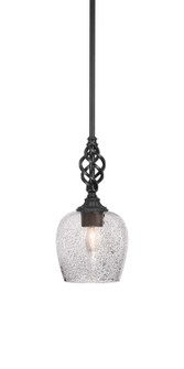 Eleganté One Light Mini Pendant in Matte Black (200|80-MB-4812)