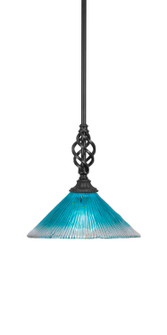 Eleganté One Light Mini Pendant in Matte Black (200|80-MB-448)