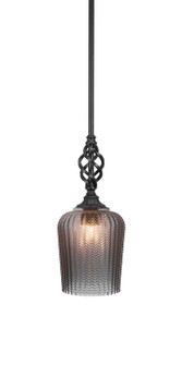 Eleganté One Light Mini Pendant in Matte Black (200|80-MB-4282)
