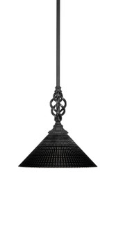 Eleganté One Light Mini Pendant in Matte Black (200|80-MB-4009)
