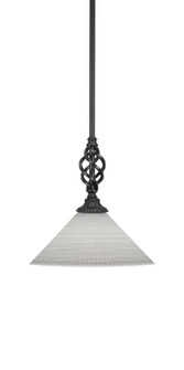 Eleganté One Light Mini Pendant in Matte Black (200|80-MB-4001)