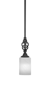 Eleganté One Light Mini Pendant in Matte Black (200|80-MB-3001)