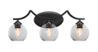 Zilo Three Light Bath Bar in Matte Black (200|553-MB-4102)