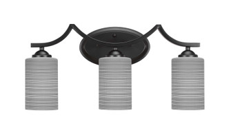 Zilo Three Light Bath Bar in Matte Black (200|553-MB-4062)