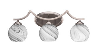 Zilo Three Light Bathroom Lighting in Graphite (200|553-GP-4109)