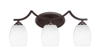 Zilo Three Light Bathroom Lighting in Dark Granite (200|553-DG-4021)