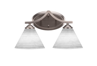 Zilo Two Light Bath Bar in Graphite (200|552-GP-4051)