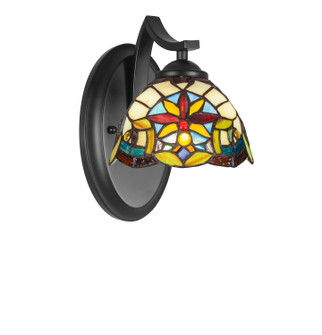 Zilo One Light Wall Sconce in Matte Black (200|551-MB-9365)