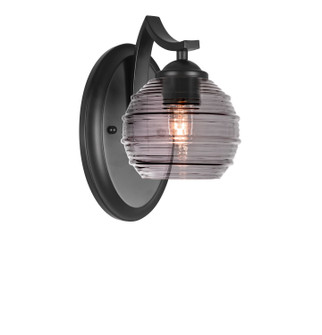 Zilo One Light Wall Sconce in Matte Black (200|551-MB-5112)