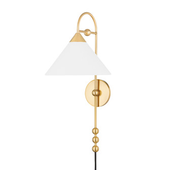 Sang One Light Wall Sconce in Aged Brass (428|HL682201-AGB)