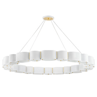 Opal 22 Light Chandelier in Soft White/Vintage Brass (68|393-50-SWH/VB)