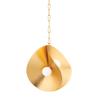 Peony Four Light Pendant in Gold Leaf (68|330-18-GL)