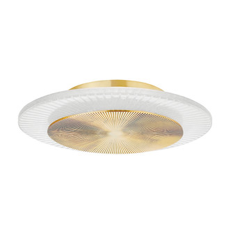 Topaz LED Flush Mount in Vintage Polished Brass (68|328-16-VPB)