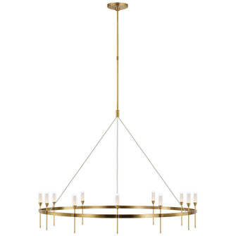 Overture LED Chandelier in Natural Brass (268|PB 5032NB-CG)