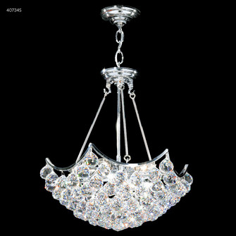 Contemporary Six Light Chandelier in Silver (64|40734S22)