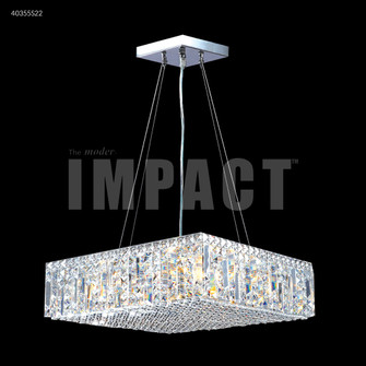 Contemporary 12 Light Chandelier in Silver (64|40355S22)