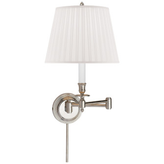 Candle Stick One Light Swing Arm Wall Sconce in Polished Nickel (268|S 2010PN-L)
