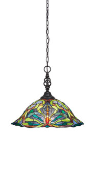 Eleganté One Light Pendant in Matte Black (200|82-MB-990)