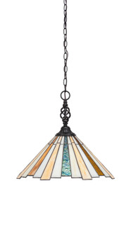 Eleganté One Light Pendant in Matte Black (200|82-MB-933)