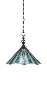 Eleganté One Light Pendant in Matte Black (200|82-MB-932)
