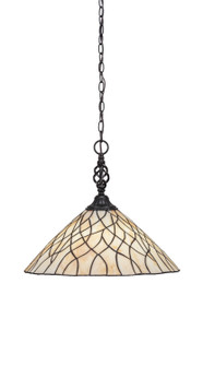 Eleganté One Light Pendant in Matte Black (200|82-MB-911)