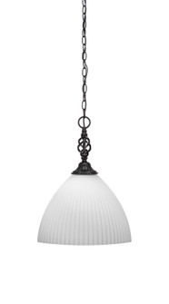 Eleganté One Light Pendant in Matte Black (200|82-MB-4631)