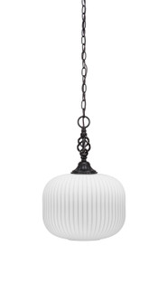 Eleganté One Light Pendant in Matte Black (200|82-MB-4611)