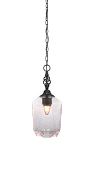 Eleganté One Light Pendant in Matte Black (200|82-MB-4460)