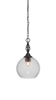 Eleganté One Light Pendant in Matte Black (200|82-MB-4370)