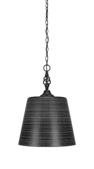 Eleganté One Light Pendant in Matte Black (200|82-MB-4089)