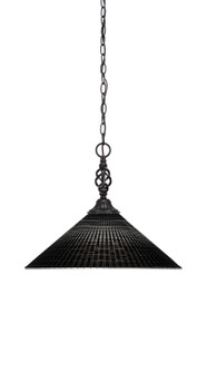 Eleganté One Light Pendant in Matte Black (200|82-MB-4019)
