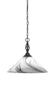 Eleganté One Light Pendant in Matte Black (200|82-MB-2169)