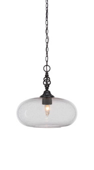 Eleganté One Light Pendant in Matte Black (200|82-MB-206)