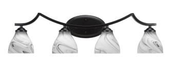 Zilo Four Light Bath Bar in Matte Black (200|554-MB-4769)