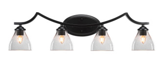 Zilo Four Light Bath Bar in Matte Black (200|554-MB-4760)