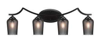 Zilo Four Light Bath Bar in Matte Black (200|554-MB-4252)