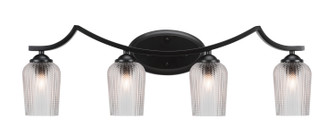 Zilo Four Light Bath Bar in Matte Black (200|554-MB-4250)