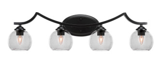 Zilo Four Light Bath Bar in Matte Black (200|554-MB-4100)