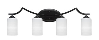Zilo Four Light Bath Bar in Matte Black (200|554-MB-4061)