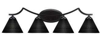 Zilo Four Light Bathroom in Matte Black (200|554-MB-4059)