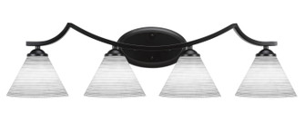 Zilo Four Light Bath Bar in Matte Black (200|554-MB-4051)