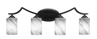 Zilo Four Light Bath Bar in Matte Black (200|554-MB-3009)