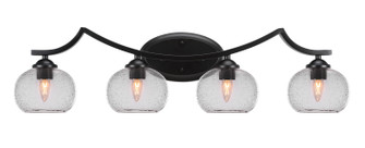 Zilo Four Light Bath Bar in Matte Black (200|554-MB-202)