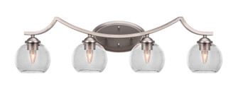 Zilo Four Light Bath Bar in Graphite (200|554-GP-4100)