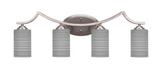 Zilo Four Light Bath Bar in Graphite (200|554-GP-4062)