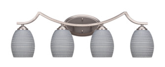 Zilo Four Light Bath Bar in Graphite (200|554-GP-4022)