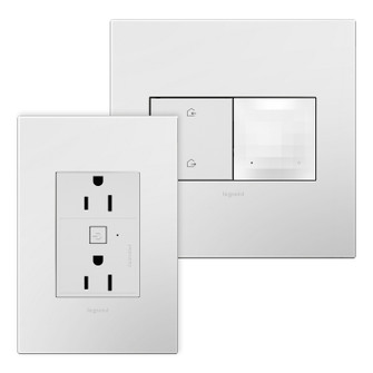 Outlet Kit With H/A Switch in White (246|WNAH15KITW1)