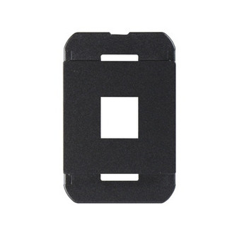 adorne 1-Port Frame in Graphite (246|AC1PFG1)