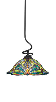 Capri One Light Pendant in Matte Black (200|900-MB-990)