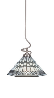 Capri One Light Pendant in Brushed Nickel (200|900-BN-910)